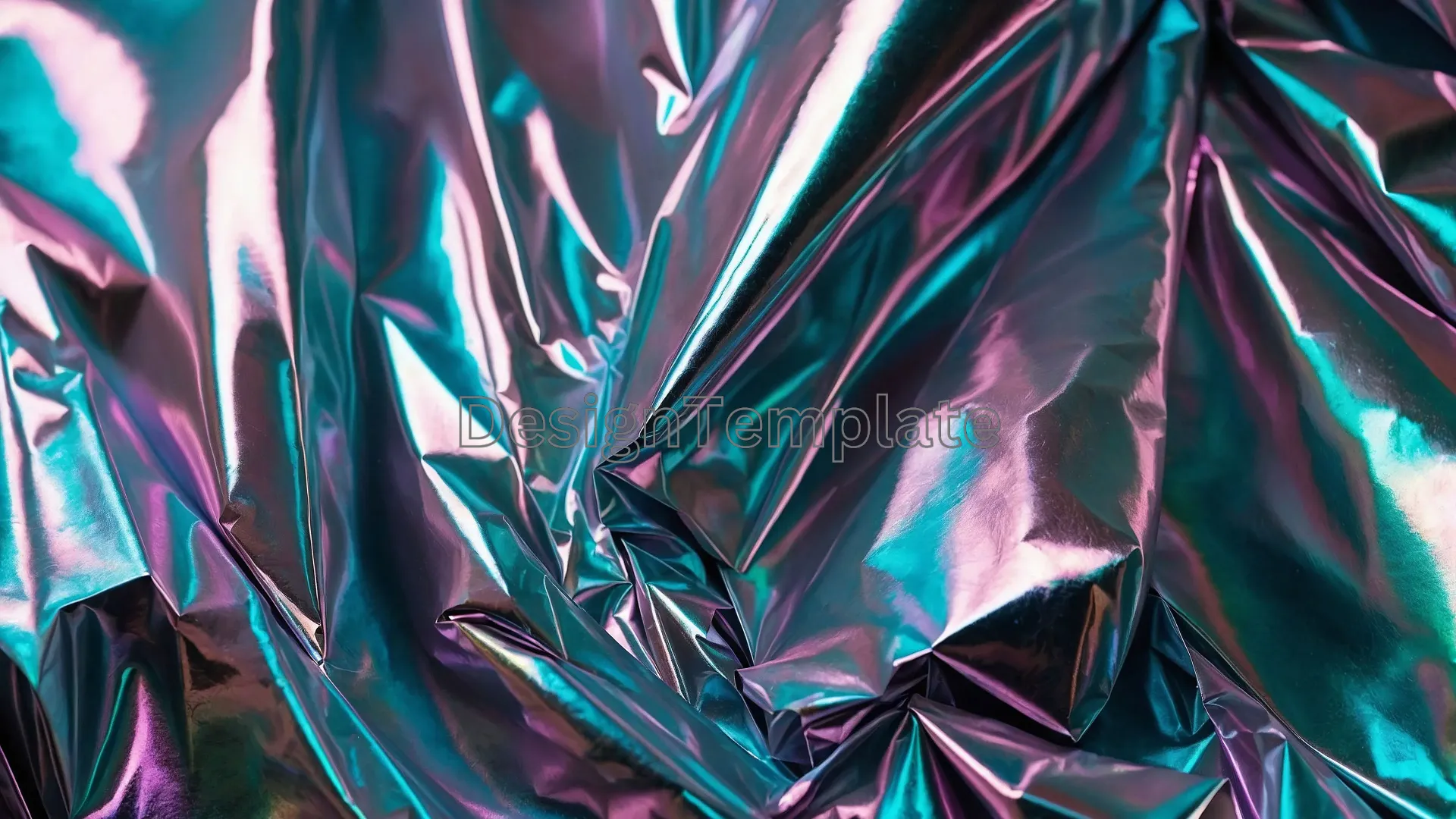 Iridescent Foil Chaos Artistic Texture Background image